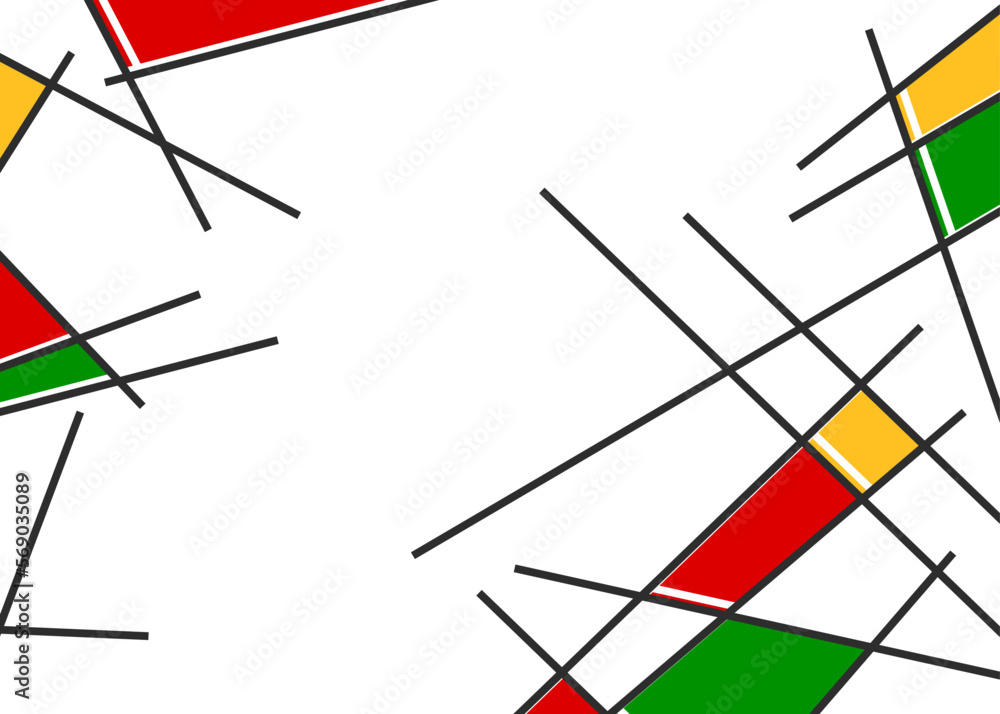 Poster minimalist background with abstract colorful square pattern and with some copy space area