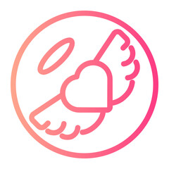 valentine gradient icon