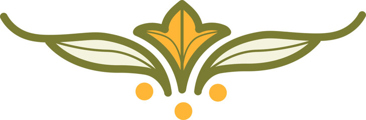 Art Nouveau Illustration Element