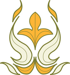 Fototapeta premium Art Nouveau Illustration Element