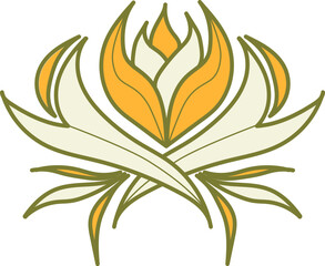 Art Nouveau Illustration Element