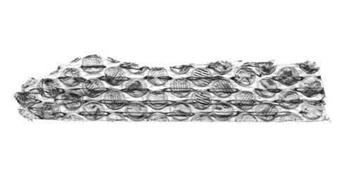 Seamless plastic air bubble wrap packing material. Royalty high-quality free stock photo image of Bubble wrap protective packaging on transparent background texture. Bubble wrap, overlay, copy space