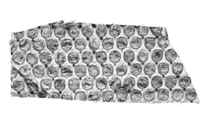 Seamless plastic air bubble wrap packing material. Royalty high-quality free stock photo image of Bubble wrap protective packaging on transparent background texture. Bubble wrap, overlay, copy space