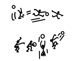 シルエット　バスケットボール！
