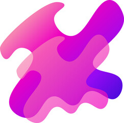 Abstract Gradient Illustration Element