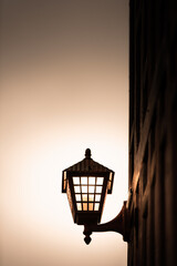 street lantern in the night