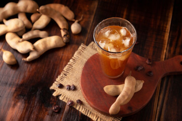 Tamarind drink, is one of the traditional "Aguas Frescas" in Mexico. Infused drink made with tamarind to which beneficial health properties are attributed.