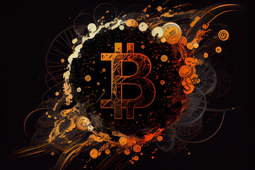 Bitcoin Cryptocurrency Design Web 3 Finance