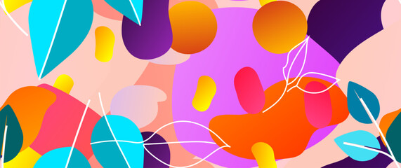 Bold Pattern Tropical Leaf Jungle Modern Motif