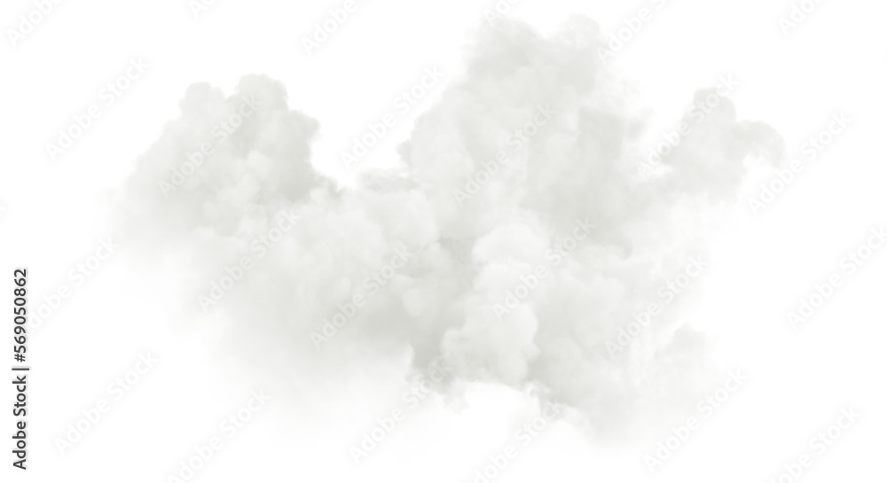 Poster steam gas condensation clouds floating isolated transparent backgrounds 3d rendering png