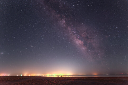Milky Way Over the Salton Sea © frank