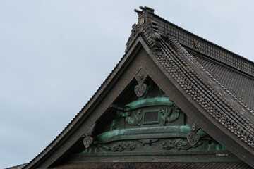 Fototapeta premium 北海道 東本願寺函館別院の屋根