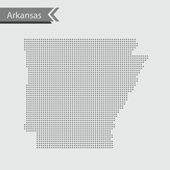 map of Arkansas