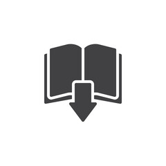 Download book vector icon