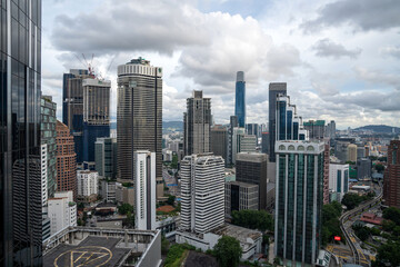 Obraz premium Cityscape image of Kuala Lumpur, Malaysia during day time