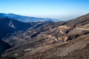 Beautiful view of Jabal Jais mountain Ras Al Khaimah