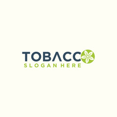 tobacco leaf logo cbd oil producer tobacco leaf logo icon vector logo for natural tobacco
