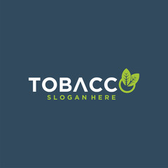 tobacco leaf logo cbd oil producer tobacco leaf logo icon vector logo for natural tobacco