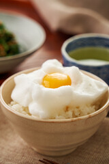 ふわふわ卵かけご飯