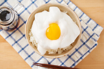 ふわふわ卵かけご飯