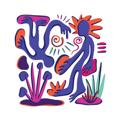 Art Decoration Vector painting