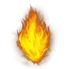 Papier Peint photo Lavable Feu Realistic burning fire flames, Burning hot sparks realistic fire flame, Fire flames effect
