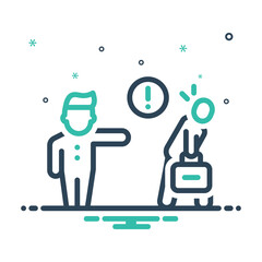 Mix icon for termination