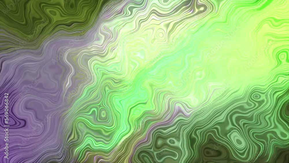Poster liquid pattern with moving shimmering curved lines. motion. shimmering pattern with glitch effect of