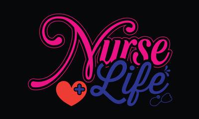 Obraz premium Nurse T-shirt Design