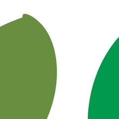 Green Abstract Shape Decor Transparent 