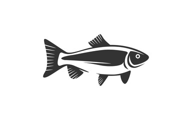 FISH logo mascot with isolated illustration for identity template