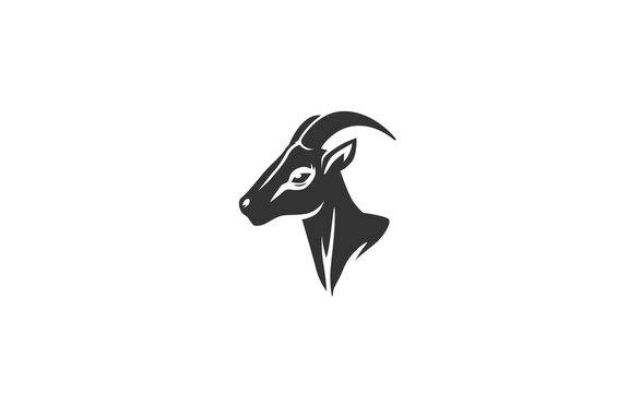 GOAT logo mascot with isolated illustration for identity template