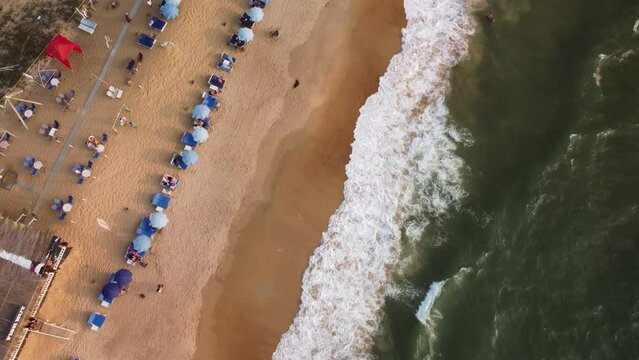 beach shacks on the candelim beach goa 