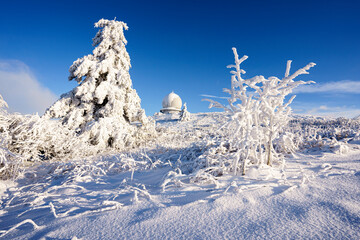 Winter Auf Demchsten Berg Der