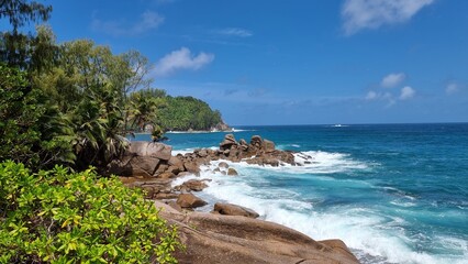 Amazing beaches in the Seychelles