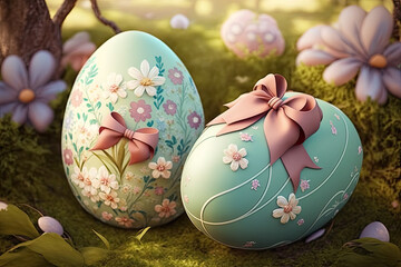 Happy Easter eggs.