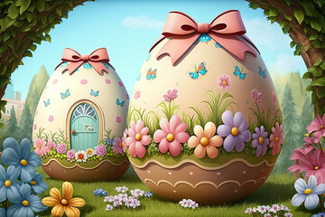 Cute Easter eggs.