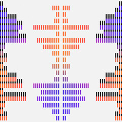 Pixel pattern dynamic sound equalizer seamless abstract background