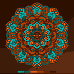 Manadala Design Colorfull Art Work_Mandala Vector Mandala Pattern-3