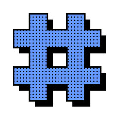 Fototapeta premium 90s Geometric Shape Dot Halftone