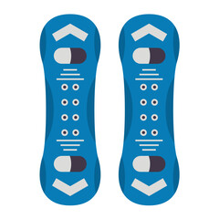 Vector Design Snowboard Icon Style