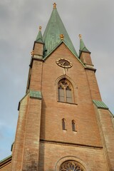 cathédrale et église au centre de Vasteras en Suède