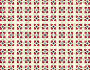 seamless pattern with flower background