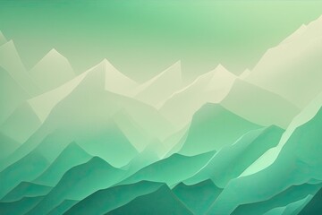 illustration of a gradient mountain landscape 