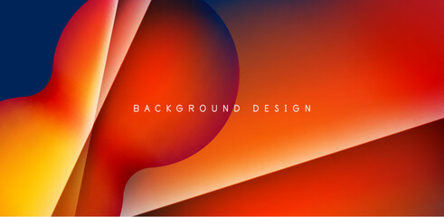 Colorful bubble abstract background with shadow effects. Minimalist geometric vector Illustration For Wallpaper, Banner, Background, Card, Book Illustration, landing page