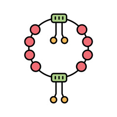 Women bangle Vector Icon

