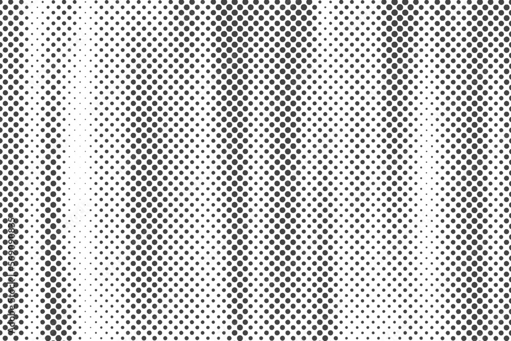 Poster halftone dotted background. retro striped texture. monochrome gradation effect. vector pattern