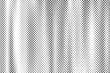 Halftone dotted background. Retro striped texture. Monochrome gradation effect. Vector pattern