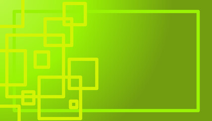 Background illustration in gradient green color with checkered border and light green frame. Perfect for posters, wallpapers, banners, website dashboards