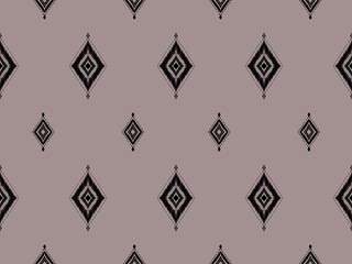 Geometric ethnic oriental ikat gypsy folk Mexican mexico indian tribal aztec Boho motif African American native seamless pattern traditional Design for background, carpet, wallpaper, clothing, textile